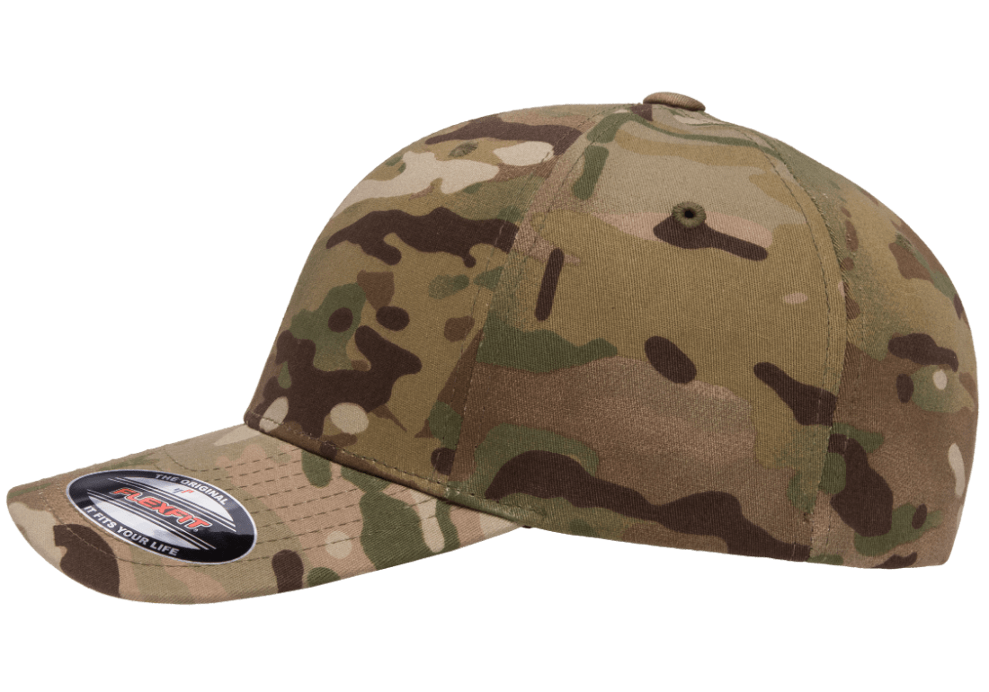 Casquette Flexfit Camo Visière Courbée