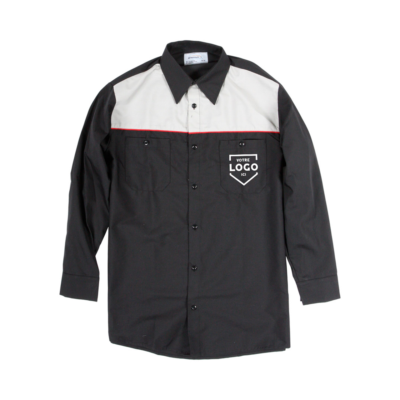 Chemise de Travail Manches Longues Garages/Atelier d'entretien automobile pour Hommes/Unisexes